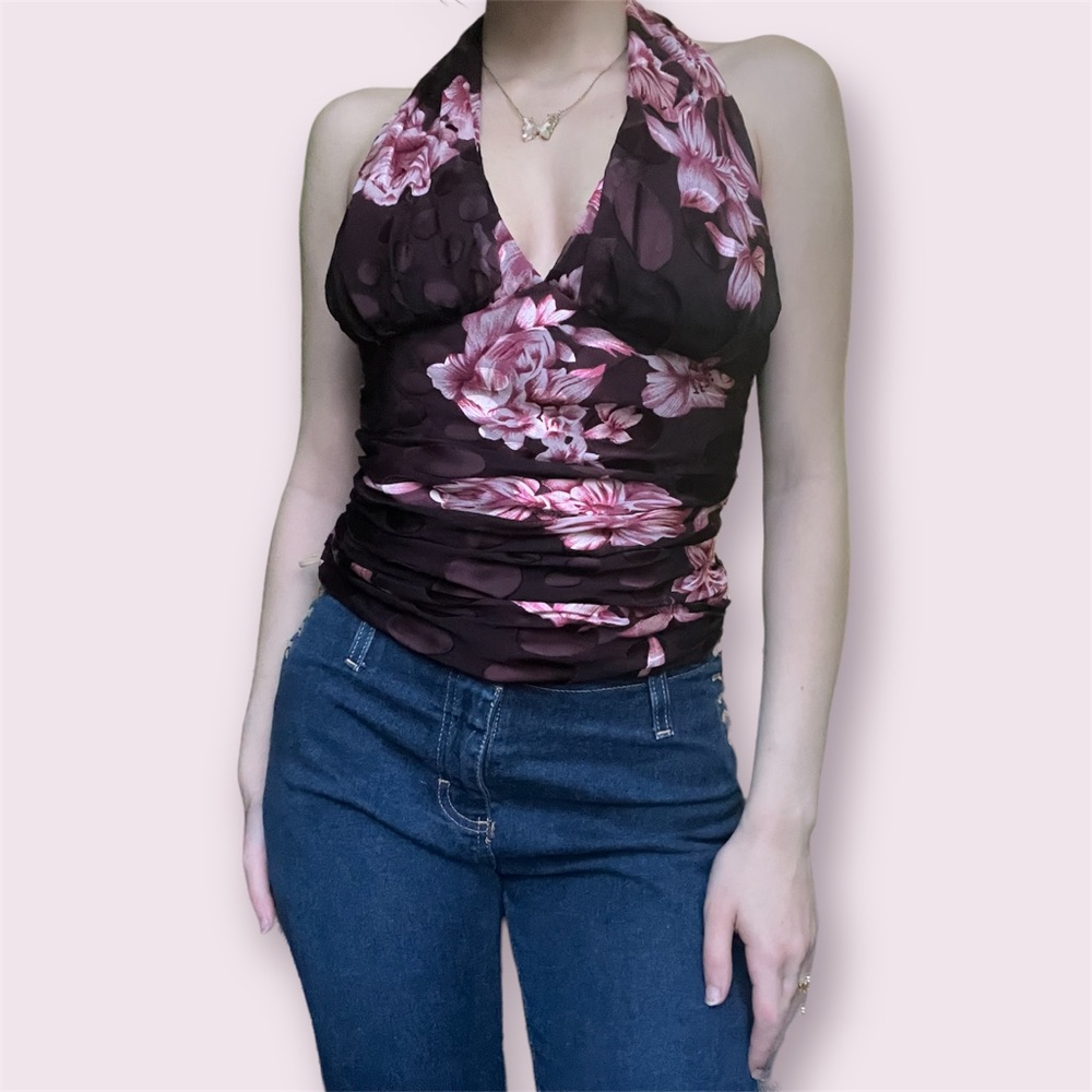 Js Collections Printed Corset Top - image 1